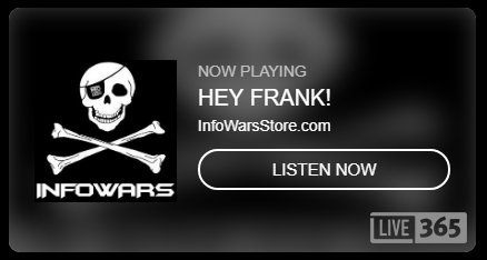 HeyFrank InfoWars Banner